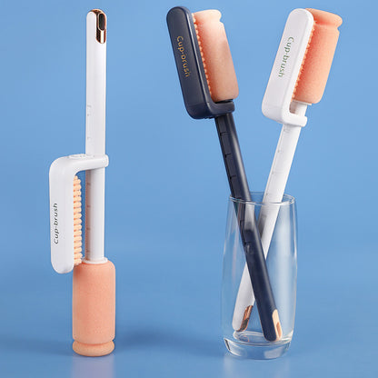 Corner-Friendly Glass Cleaning Brush