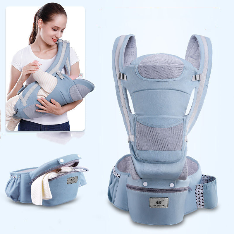 Baby Carrier Infant Baby Hipseat Carrier 3 In 1 Front Facing Ergonomic Kangaroo Baby Wrap Sling