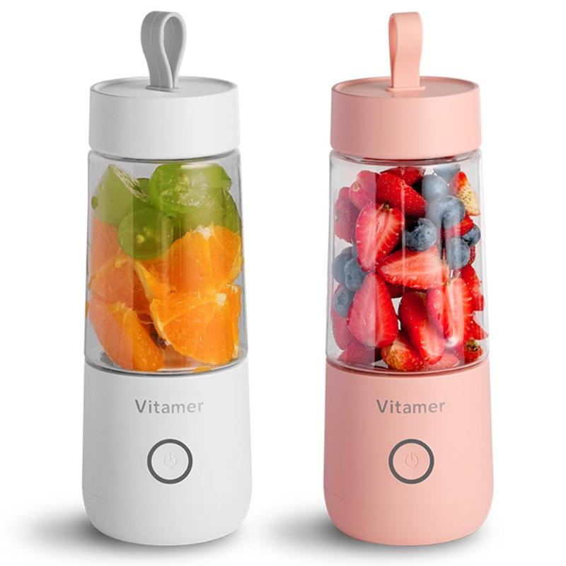 Portable Blender-Juicer Mixer 350ml Electric USB Rechargeable