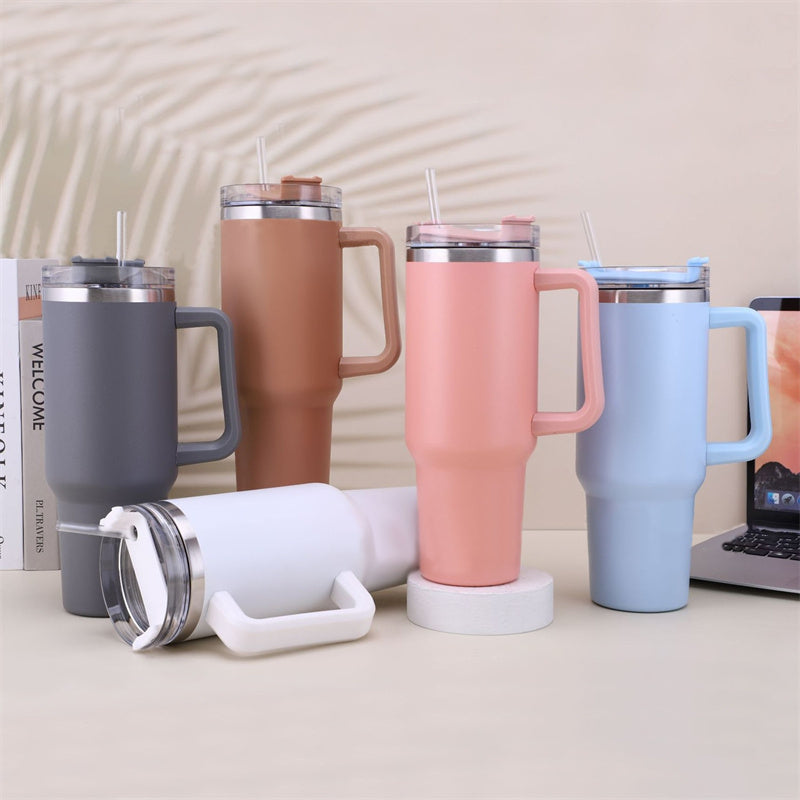 Portable 40oz Stainless Steel Coffee Insulation Mug