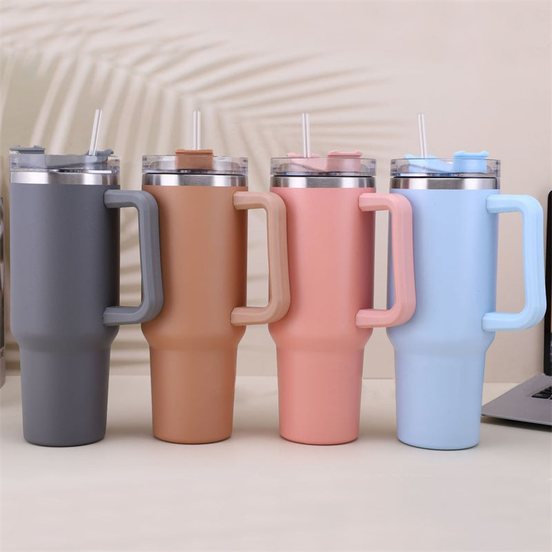 Portable 40oz Stainless Steel Coffee Insulation Mug