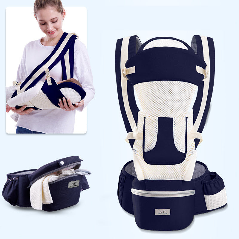 Baby Carrier Infant Baby Hipseat Carrier 3 In 1 Front Facing Ergonomic Kangaroo Baby Wrap Sling