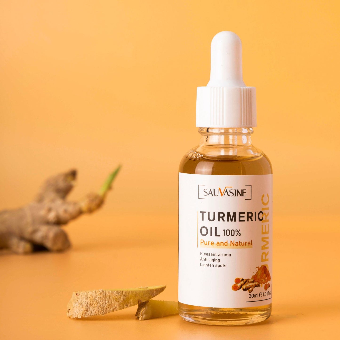 Turmeric Oil Serum, Age-Defying Serum: Lightens Spots, Pleasant Aroma