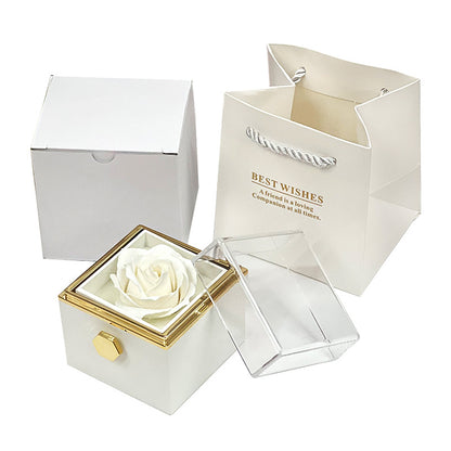 Rotating Rose Jewelry Gift Box